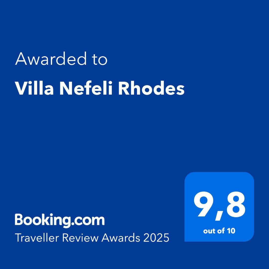 Villa Nefeli Rhodes أرخانجلوس المظهر الخارجي الصورة